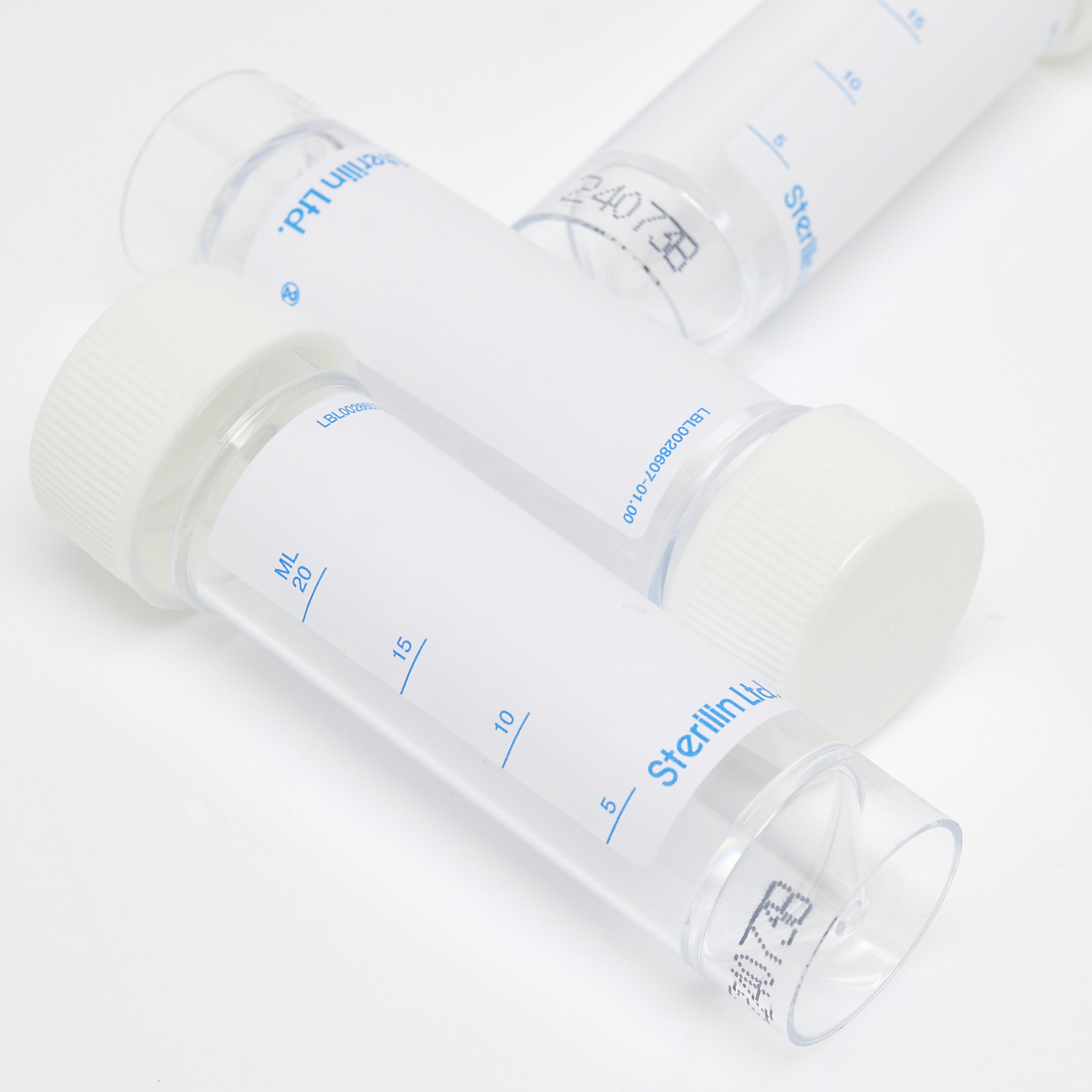 30ml Specimen Container with Plain Label (Pack 50)