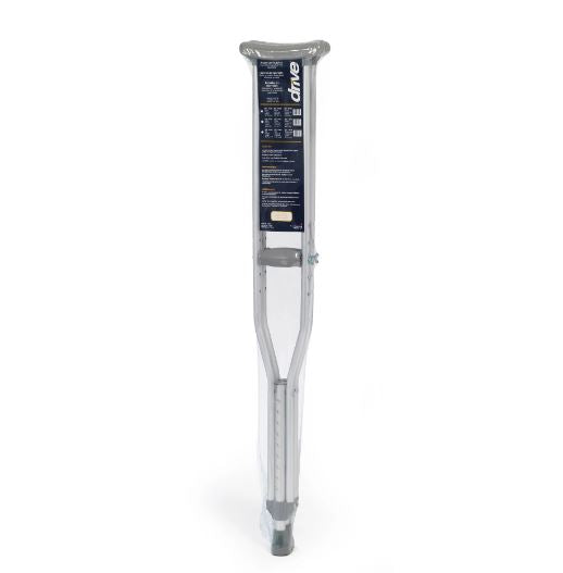 Aluminium Underarm Crutches - Adult